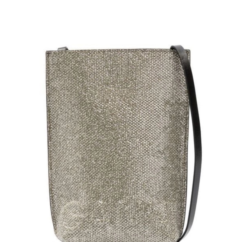 Ganni Metallic Crossbody Purse